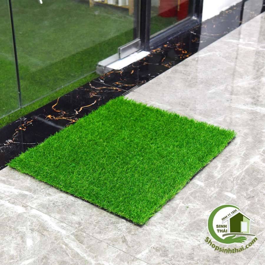 [HCM][50cm x 50cm] Thảm cỏ lau chùi chân cao cấp - cỏ nhựa nhân tạo