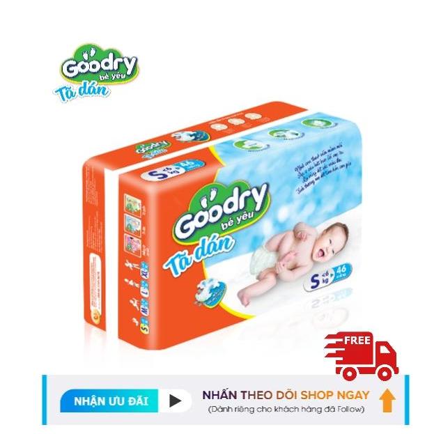 Tã dán Goodry [S46/ M42/ L38/ XL34] Miếng