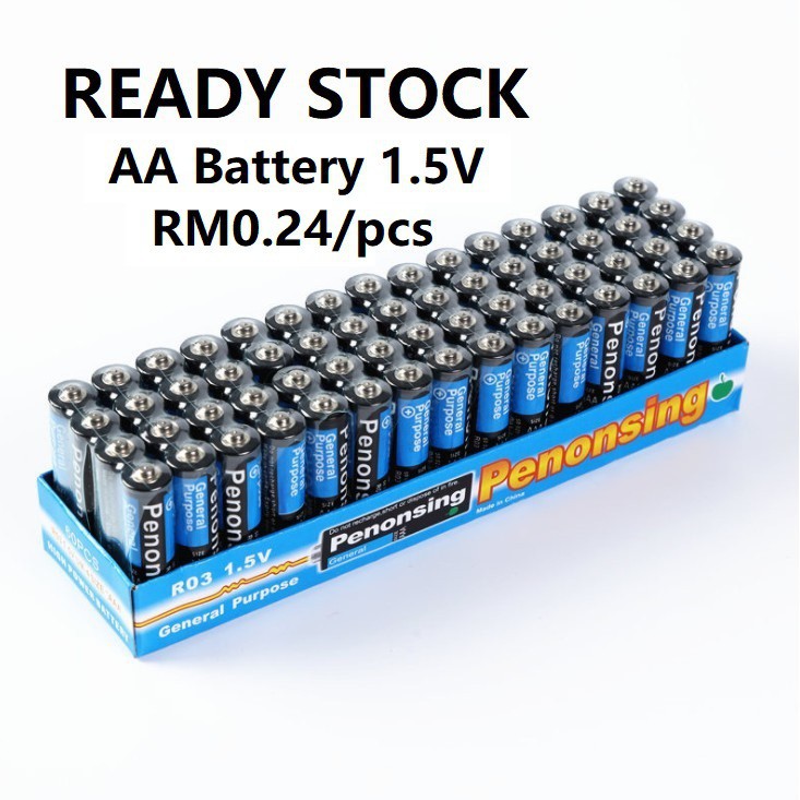 Vĩ 4 Pin AA (loại 2A), AAA (loại 3A) giá rẻ