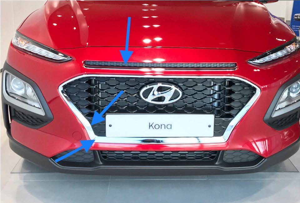 Ốp viền ga lăng xe Kona hàng Korea ( auto clover )