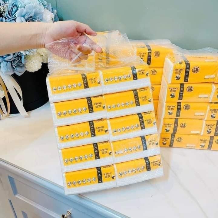 Khăn Giấy Gấu Trúc Sipiao , set 10 gói