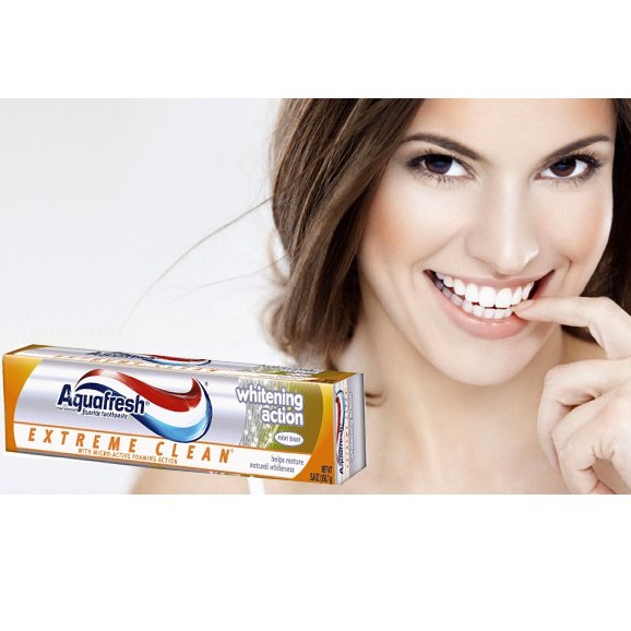[HCM]Kem Đánh Răng Aquafresh Whitening Action 158.7g