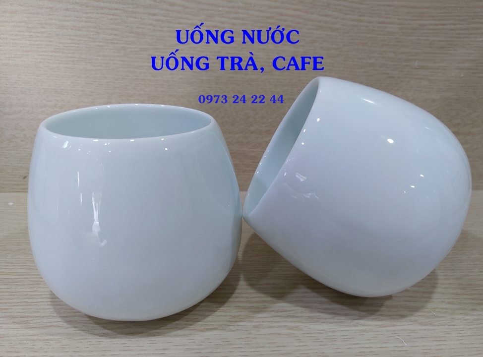 LY SỨ UỐNG TRÀ CỐC SỨ UỐNG NƯỚC