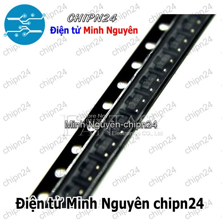 [10 con] (G3.2) Transistor Dán A92 (2D) SOT-23 PNP 500mA 300V (SMD) (KSP92 MMBTA92) - HH004296