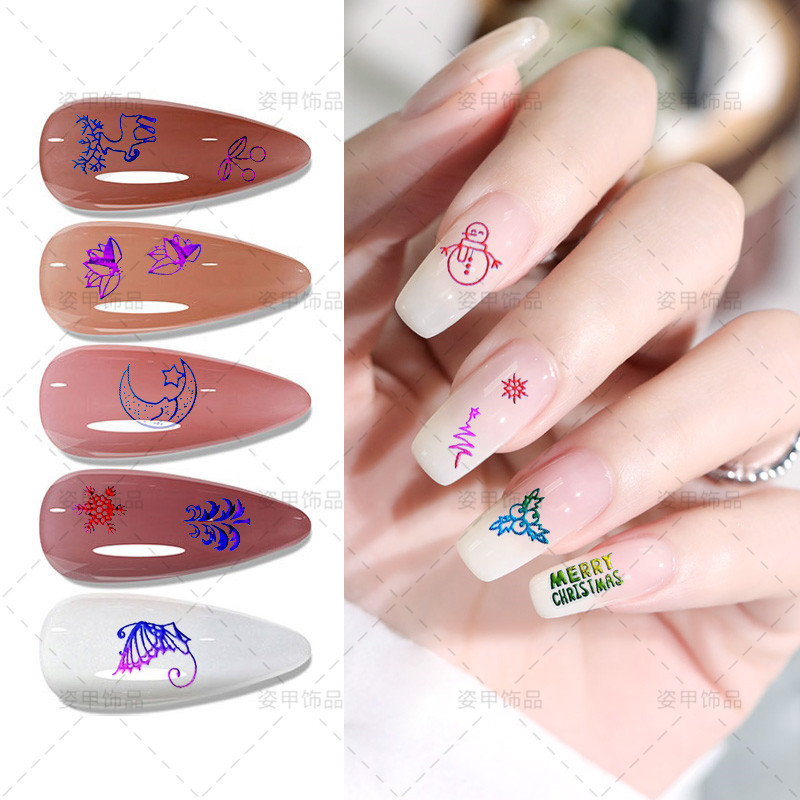 Sticker Trang Trí Móng Noel Siêu Đẹp A