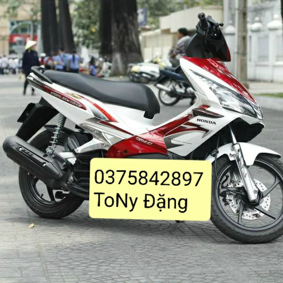 Tem xe Airblade 2009 tem rời mẫu zin bản trắng đỏ