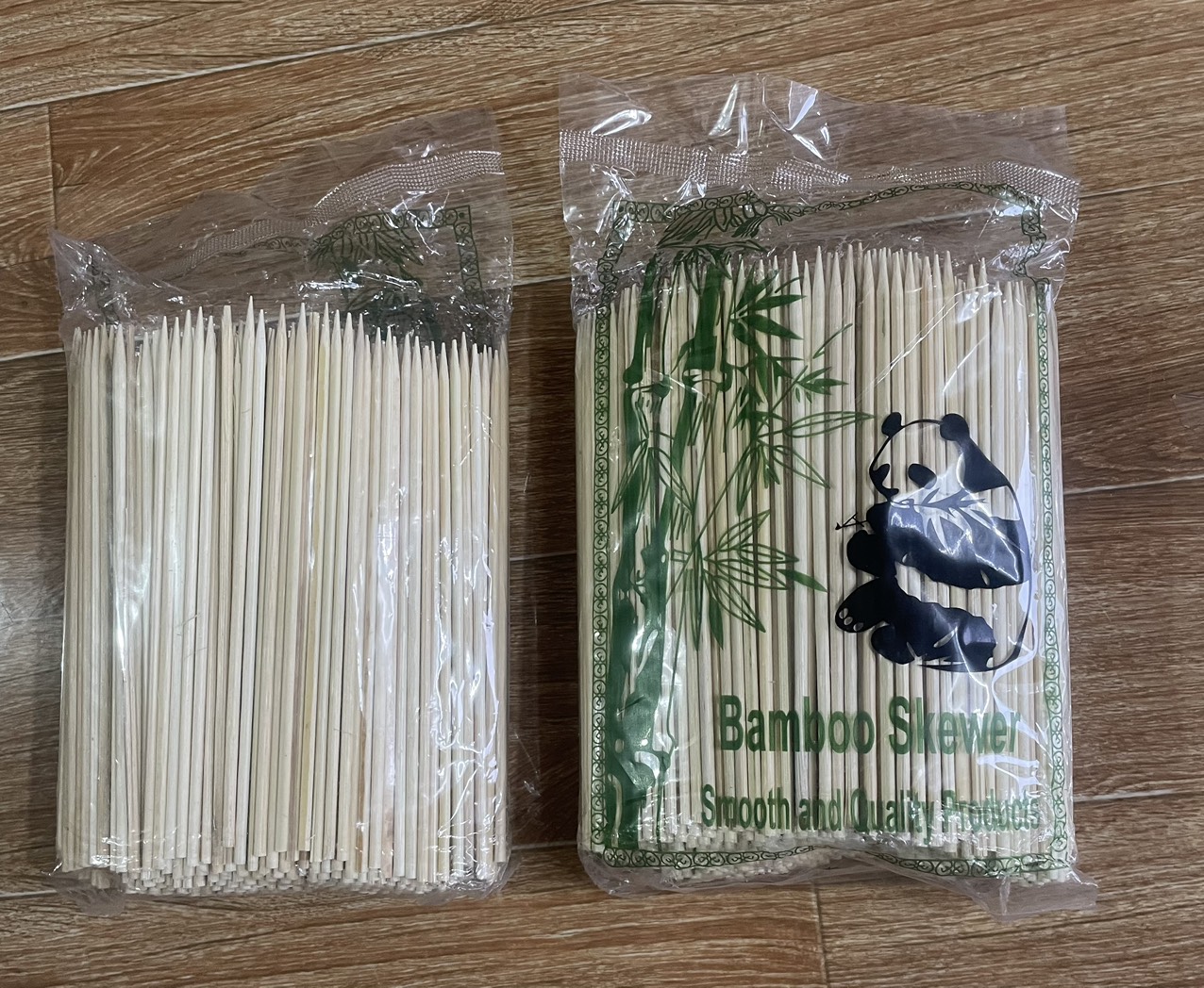 Xiên tre đầu nhọn - Tăm xiên dài 15cm