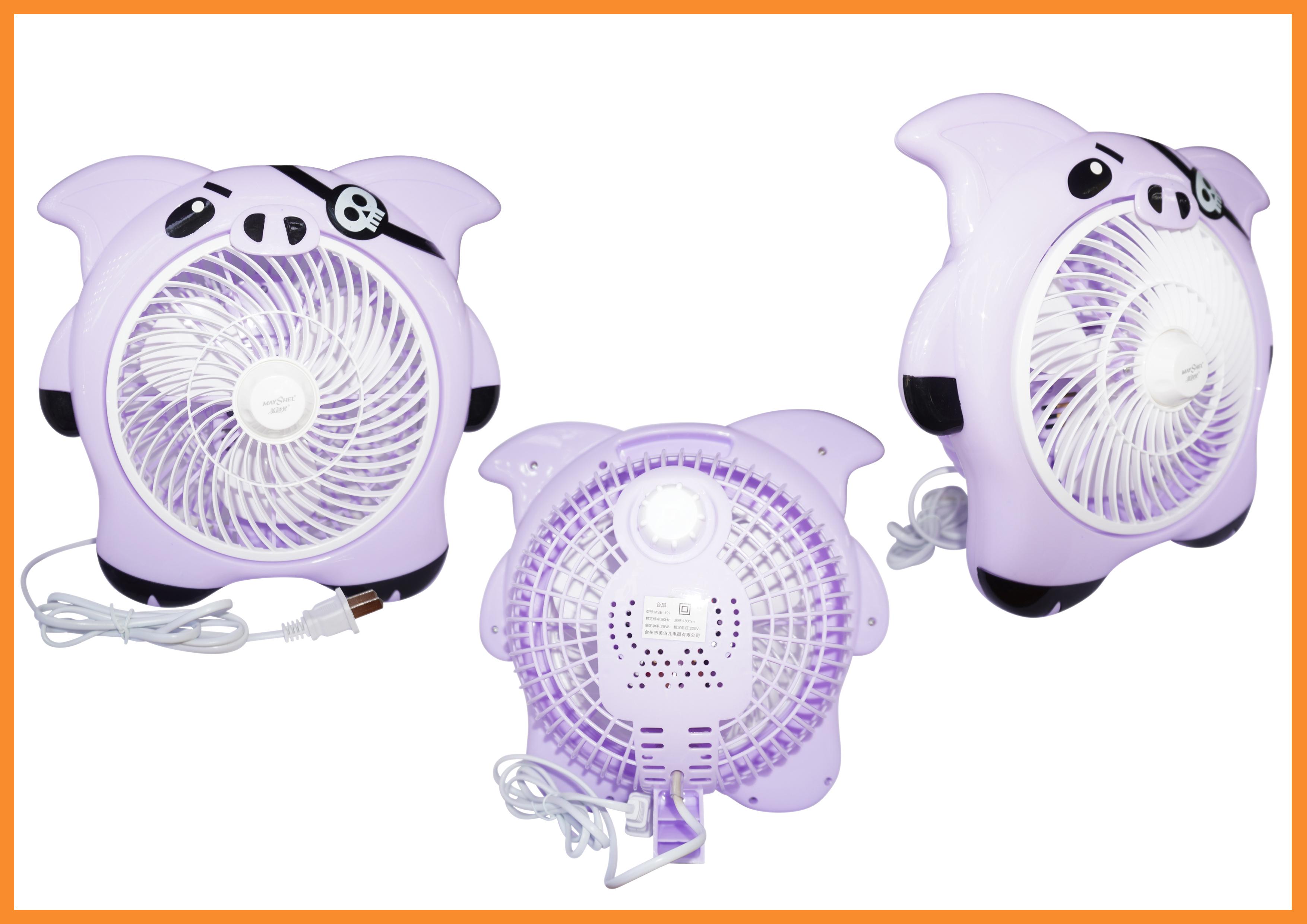 Quạt điện mini hình thú để bàn siêu cute