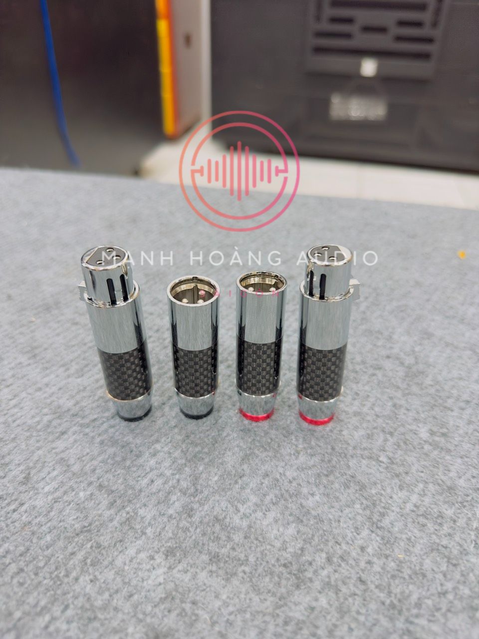 Jack canon Cacbon Combo 2 cặp (4 Chiếc ) - Mạnh Hoàng Audio