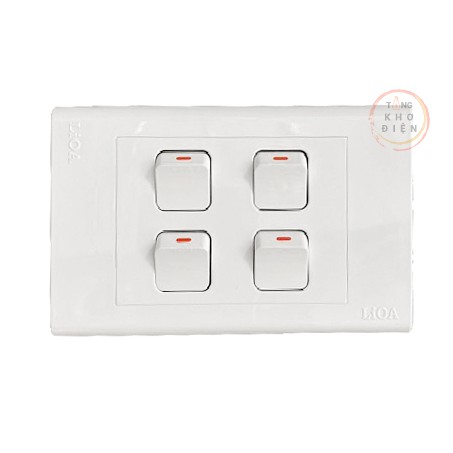 Mặt hạt công tắc LiOA (âm tường + lắp nổi)
