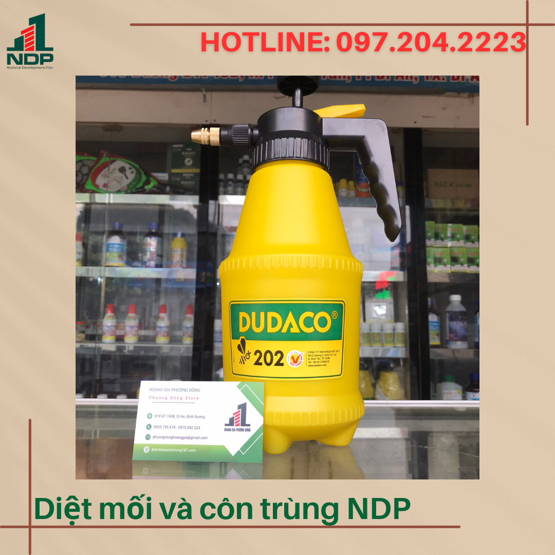 Bình xịt cầm tay DUDACO 1 lít, 2 lít