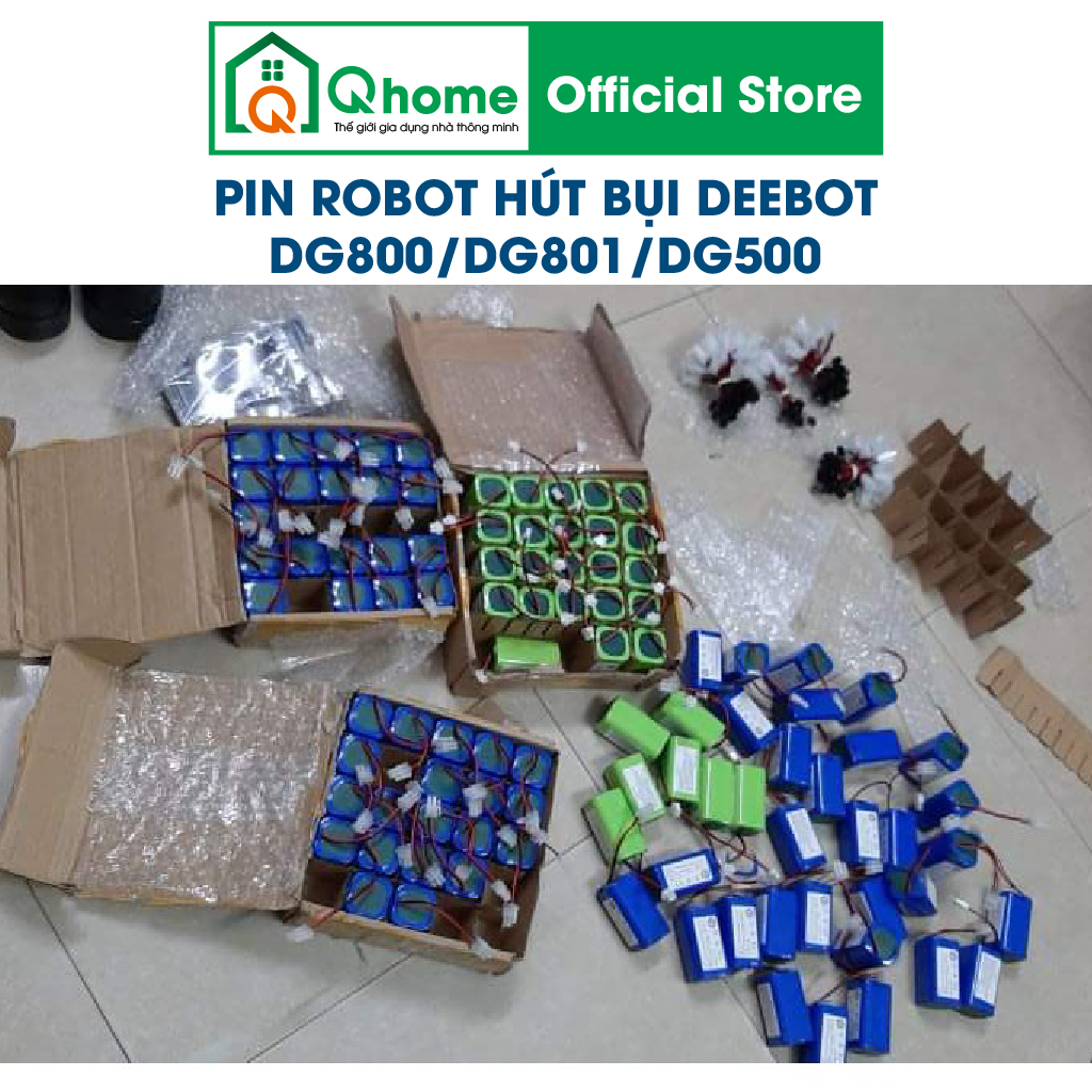 PIN ROBOT HÚT BỤI DEEBOT ECOVACS DG800- DG801- DG805