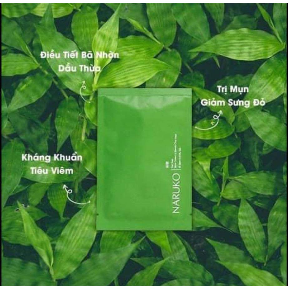 [HCM][HỘP 8M] NARUKO - Mặt nạ Tràm Trà Tea Tree (Đài)