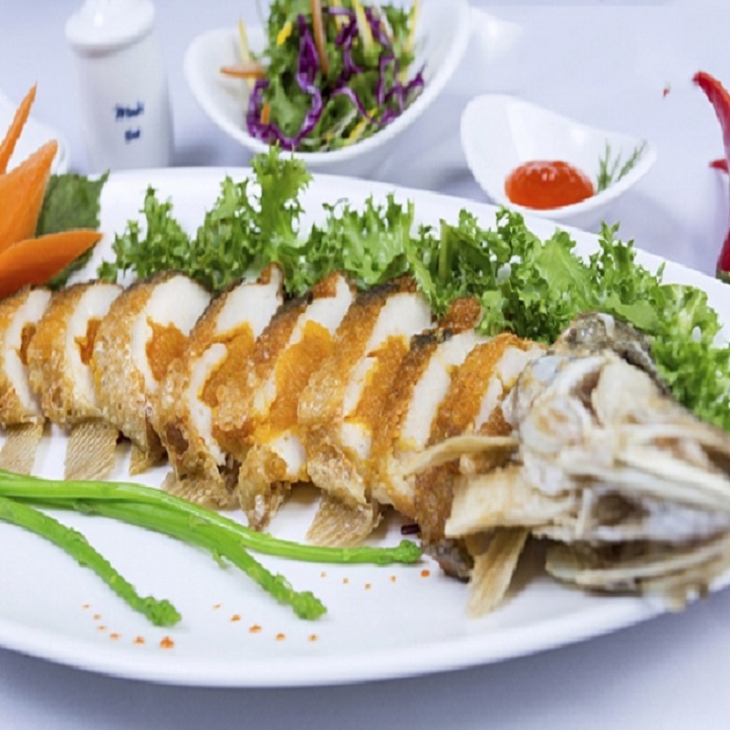 [Chỉ Giao HCM] Cá Thát Lát Rút Xương Nhân Trứng Muối (con 230g)