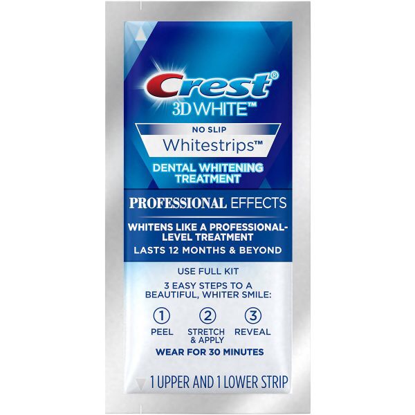 [HÀNG CHÍNH HÃNG] Full box Miếng dán răng Crest 3D White Professional Effects Liệu trình 20 ngày (40 miếng)
