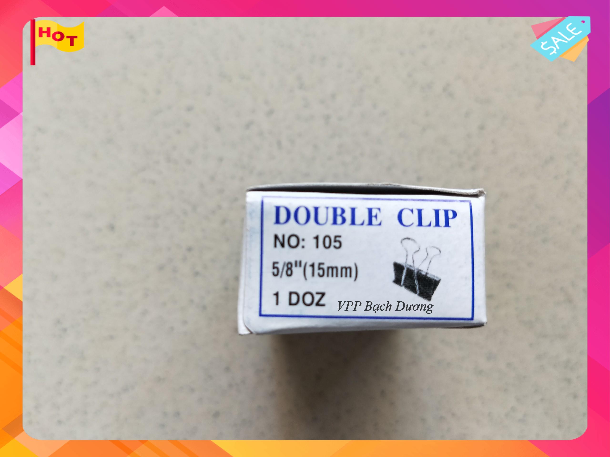 Kẹp bướm 15mm - 12 cái/hộp - Kẹp echo 15mm