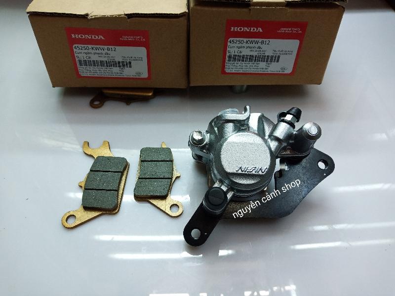 heo dầu trước wave S110 hàng zin màu bạc
