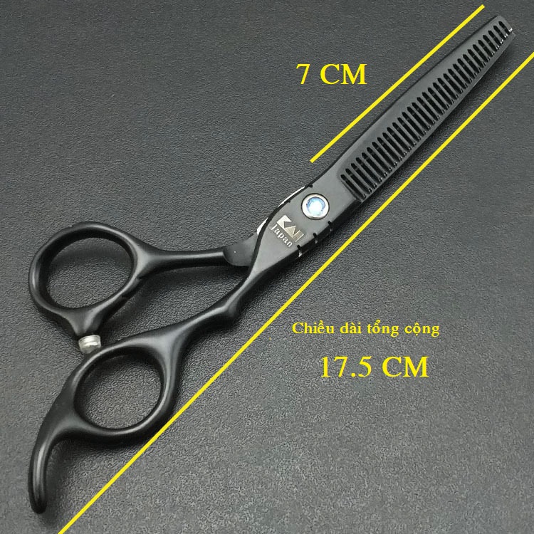 CẶP KÉO CẮT TÓC NHẬT BẢN CAO CẤP MÀU ĐEN - Kéo cắt