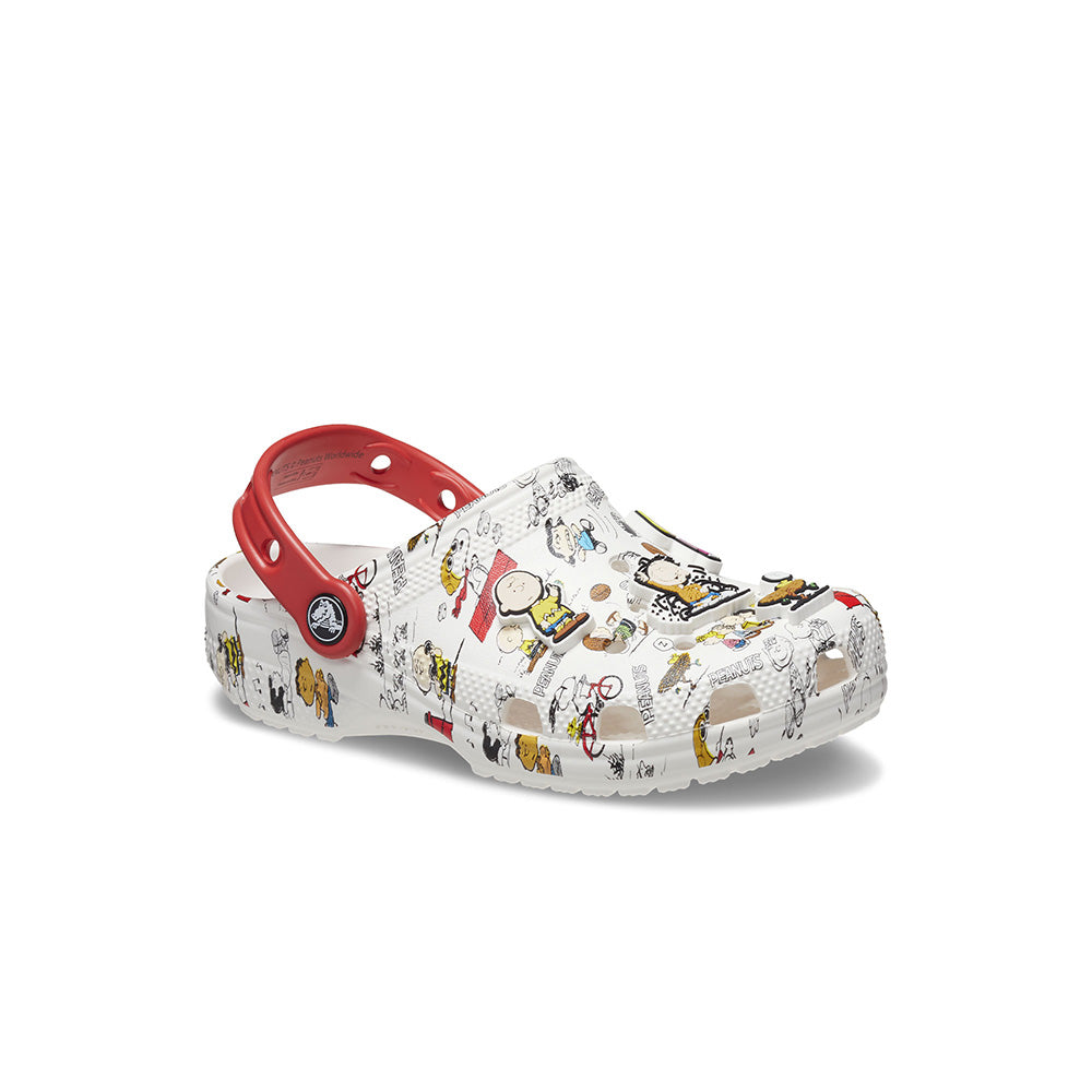 Giày Clog Trẻ Em Crocs Peanuts Classic - White