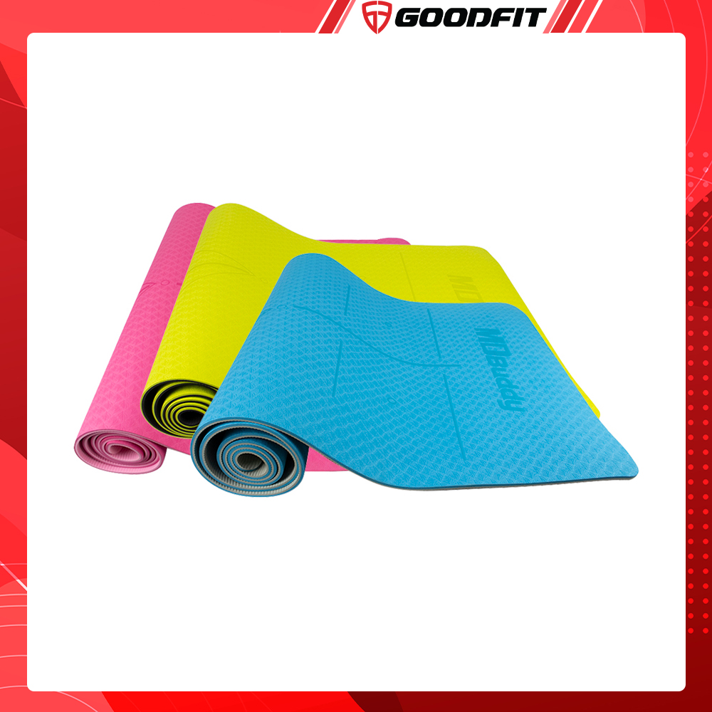 Thảm Yoga chất liệu TPE cao cấp MDBuddy MD9038