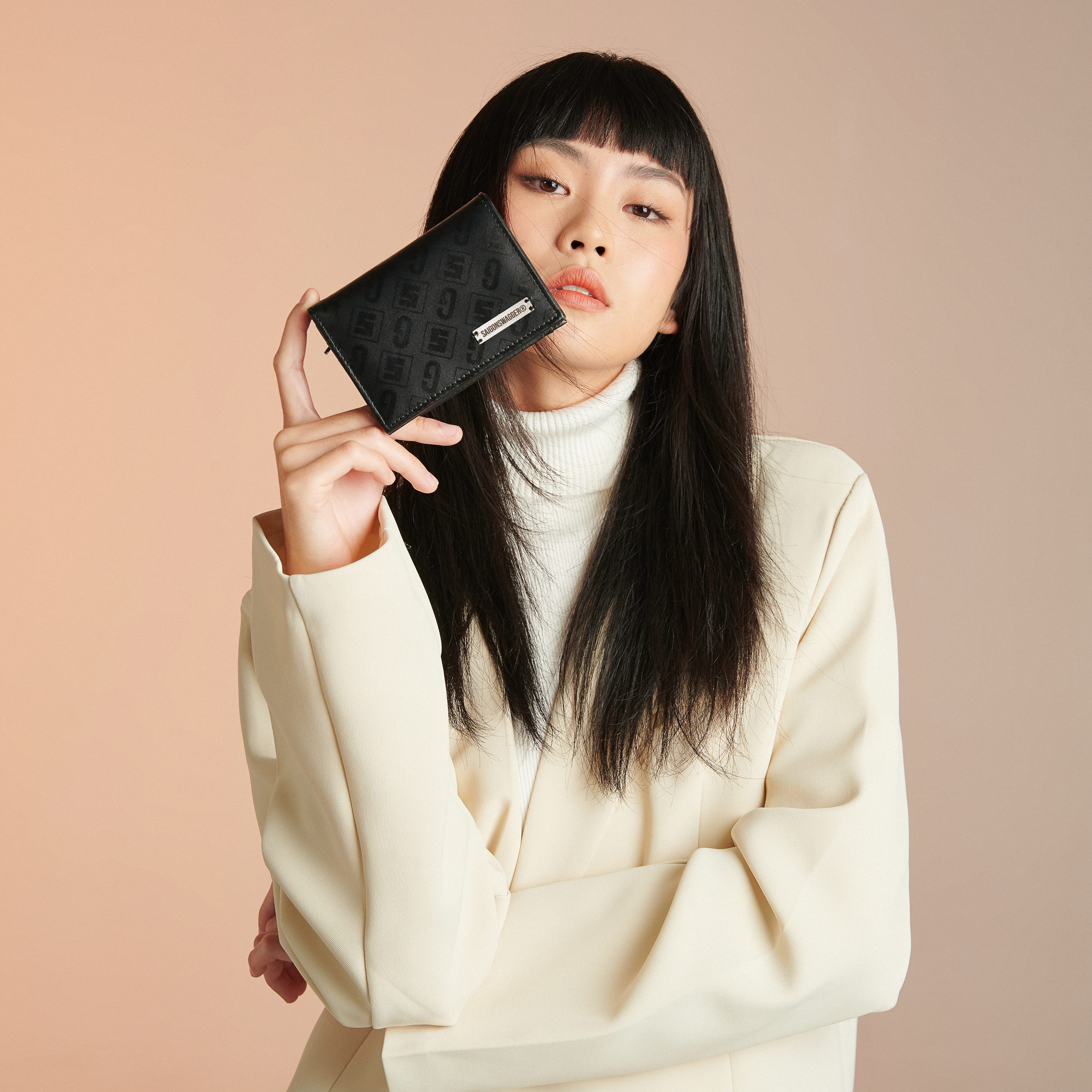 Ví Gập Đôi Nữ, Nam SAIGON SWAGGER® Da Thật Cao Cấp ECLIPSE FOLD WALLET