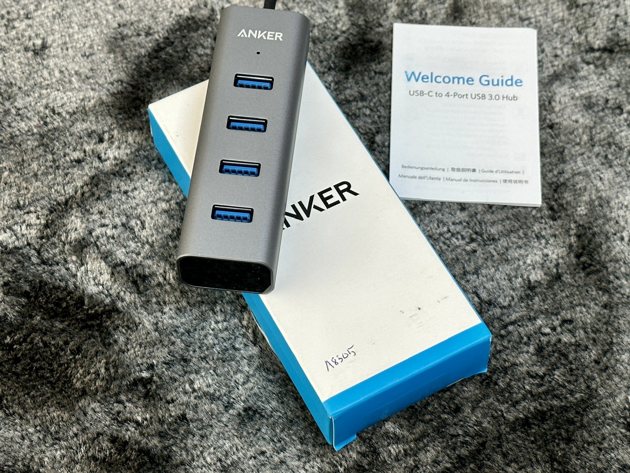 Bộ chuyển đổi Anker USB 3.0 Data Hub for USB-C Devices A8305
