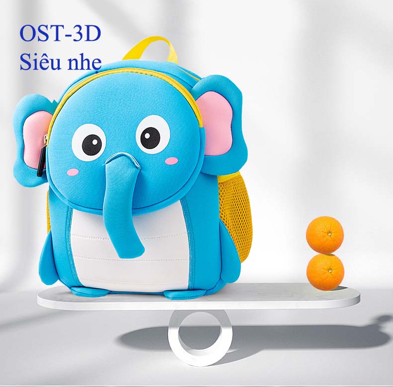 Ba lô mầm non 3D siêu dễ thương