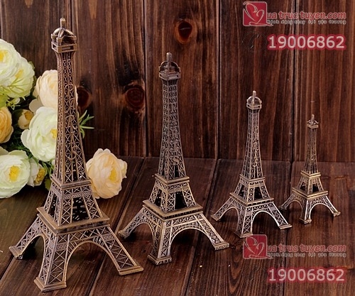 Mô hình tháp Eiffel kim loại  SIZE M