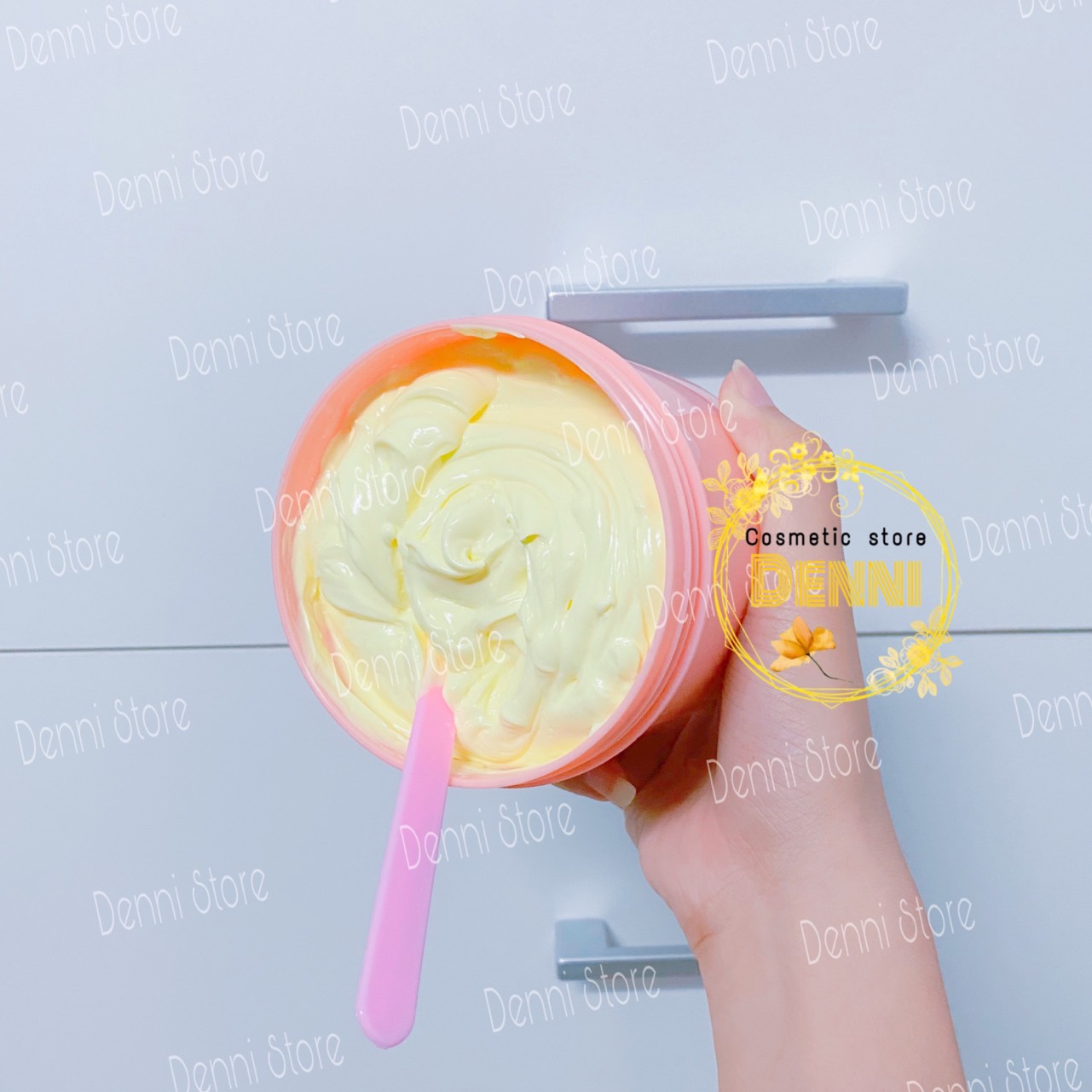 [HCM]Lẻ hủ kem body nền sệt 500g