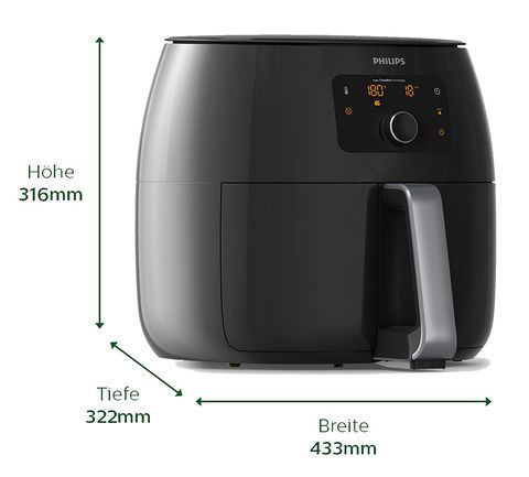 [Trả góp 0%][Bảo hành 24 tháng] Nồi chiên không dầu Philips HD9650