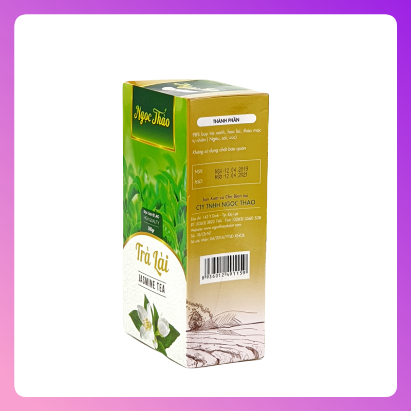 Hộp Trà Lài Ngọc Thảo 200 gr