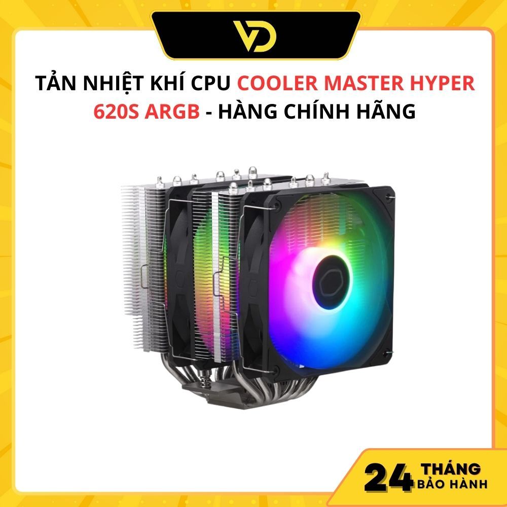 Tản nhiệt khí cpu cooler master hyper 620s argb