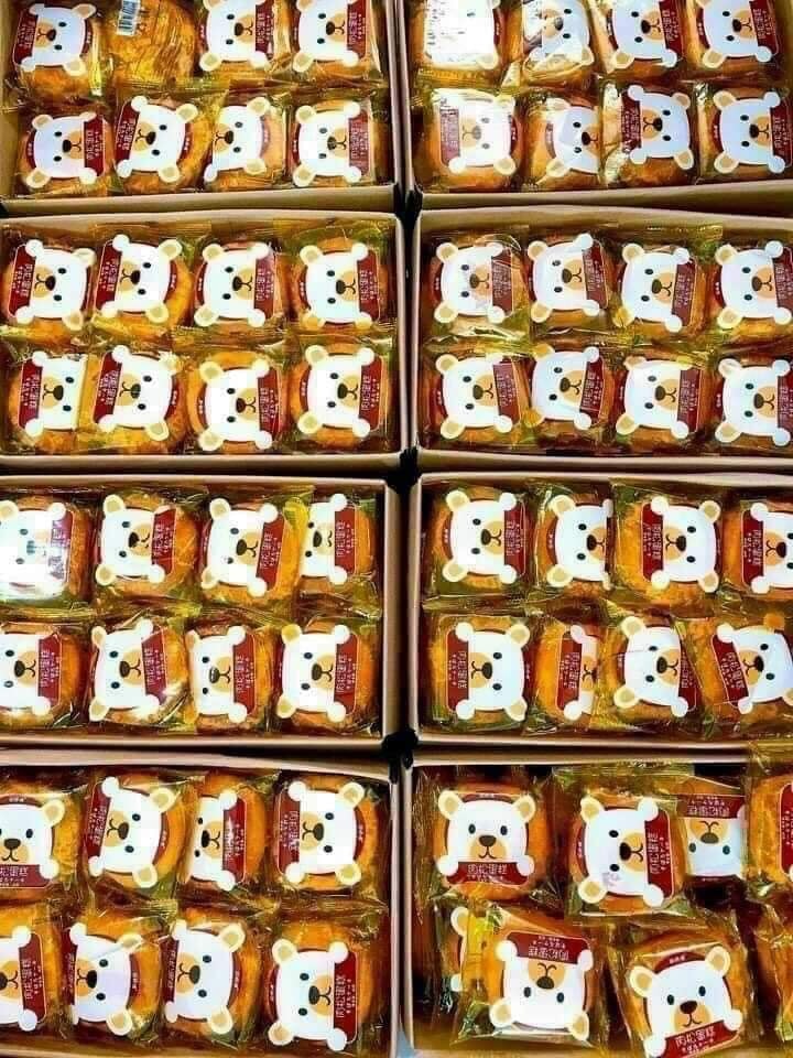 Bánh Ruốc Gấu Đài Loan 500g (10 cái) - TKVT1
