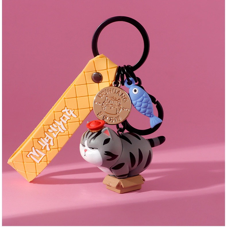 [HCM]Móc khóa mèo hoàng thượng dễ thương trang trí lưu niệm