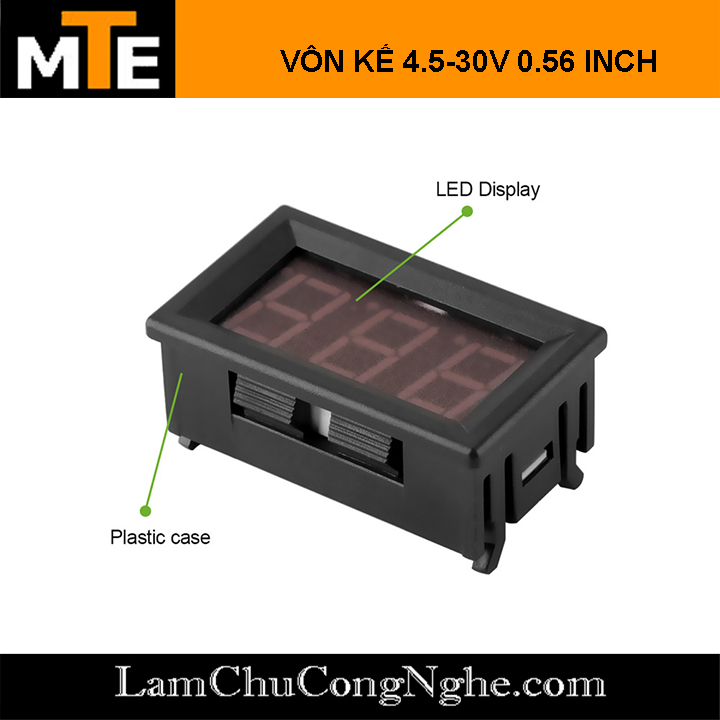 Vôn kế – Đồng hồ đo điện áp một chiều DC 4.5-30V