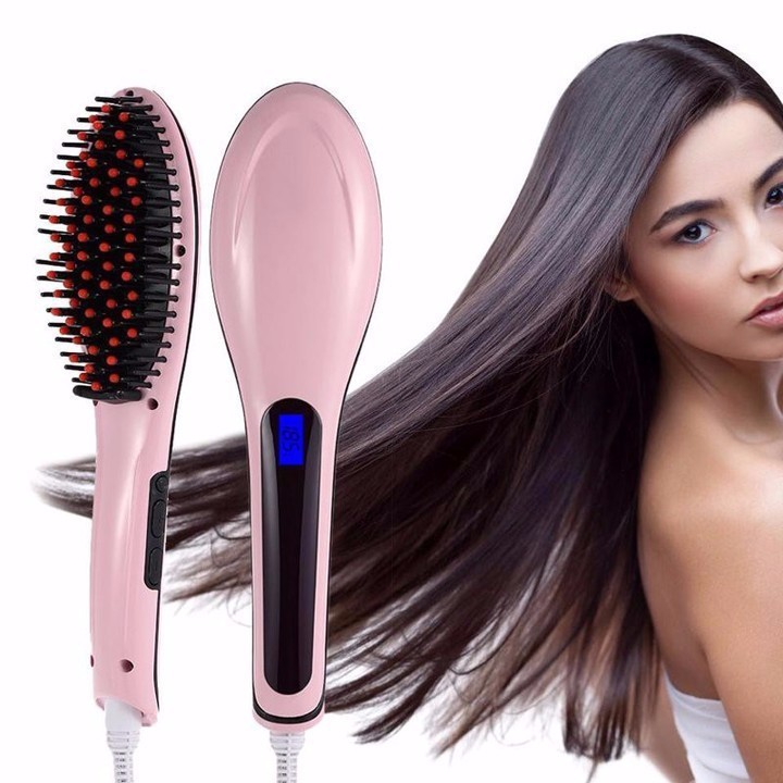 Lược điện chải thẳng massage tóc HQT906