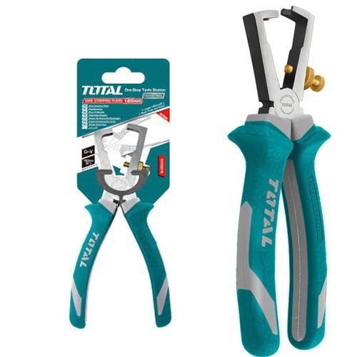 6" Kìm tuốt dây Total THT25616 (Xanh)