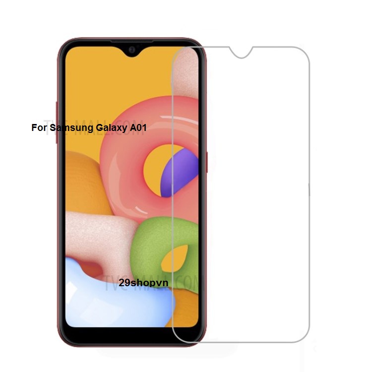 Kính cường lực Samsung A01 (Trong suốt)