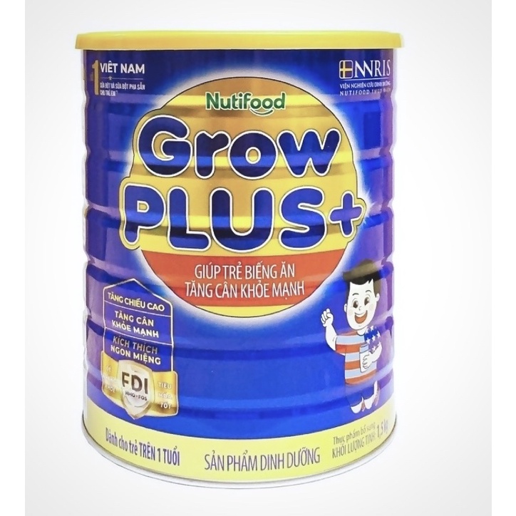 Sữa Bột Nutifood Growplus Xanh 1.5kg Date Mới Nhất