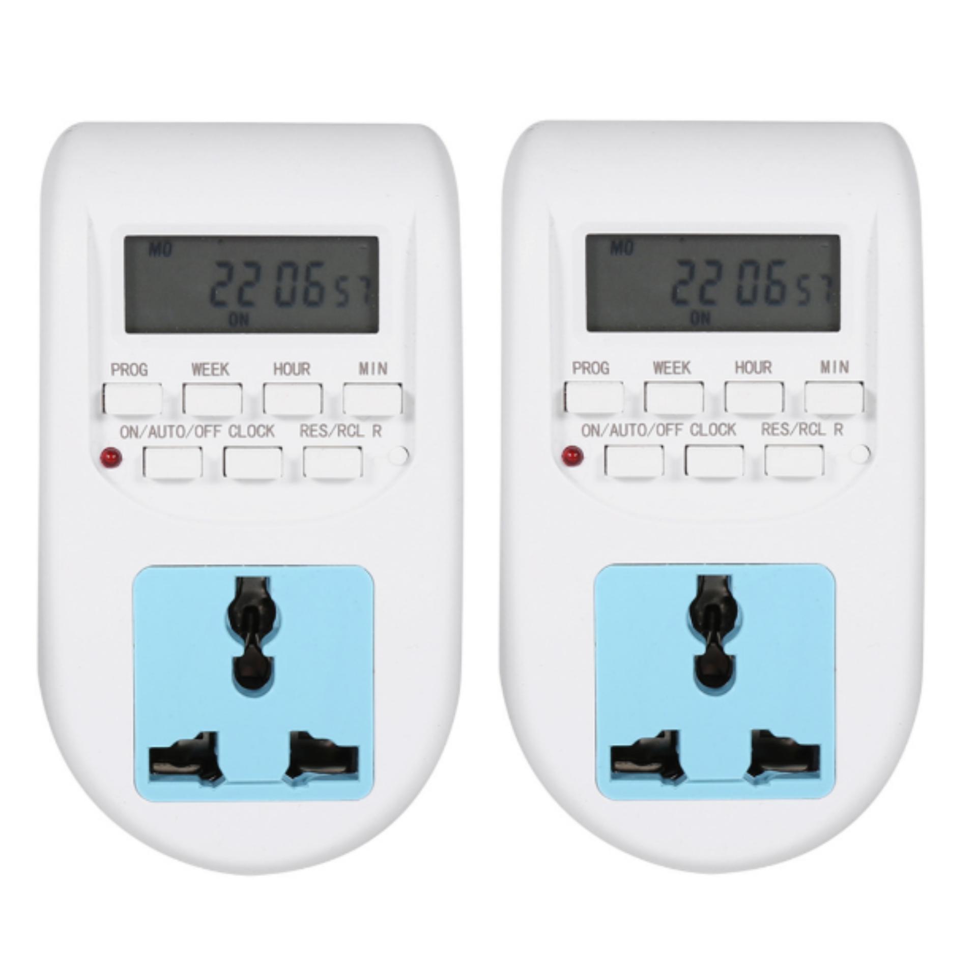 Combo 2 ổ cắm hẹn giờ AL06 công suất lớn 2500W, o cam dien, o cam dien da nang, o cam dien thong minh, o cam dieu khien tu xa,al06, timer hen gio,role hen gio, ro le thoi gian,cong tac hen gio,kg316t