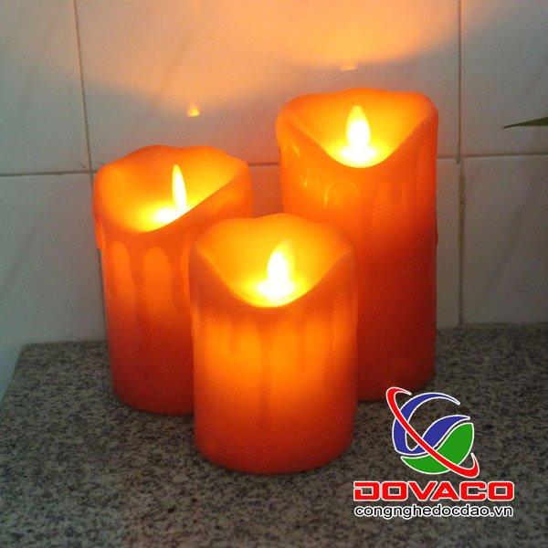 Nến điện tử lùn mini