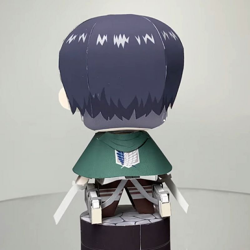 Mô hình giấy anime  (ATTACK ON TITAN) chibi Levi Ackerman