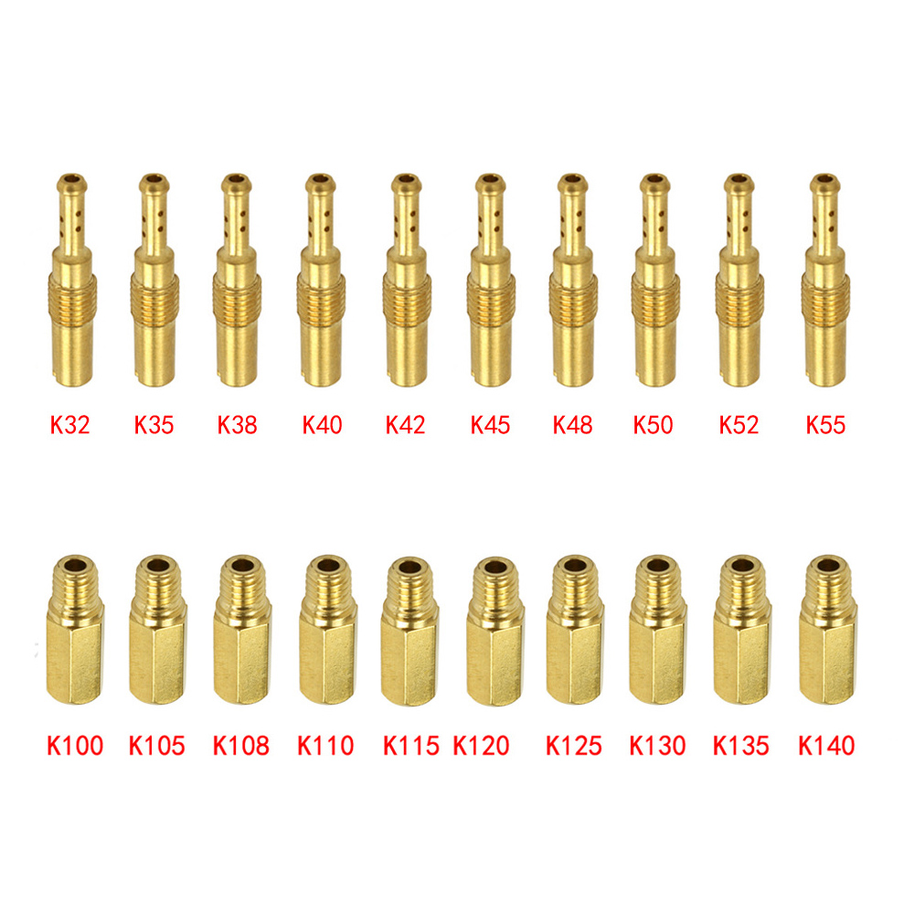 Set 20 nắp chao ga dẹp/nắp chaos giclo chính phụ bông mai vòi phun bình xăng con ga dẹp