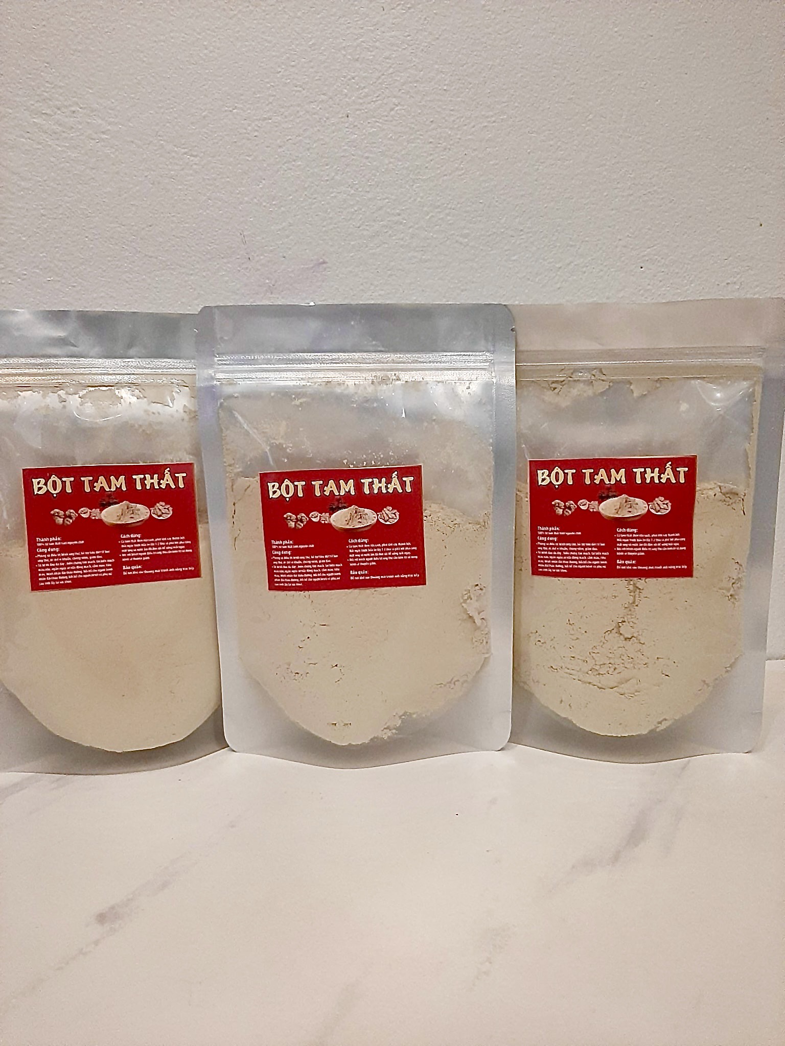 [FREESHIP MAX] (100gram) Bột tam thất Bắc  ( hàng 4-5 củ )