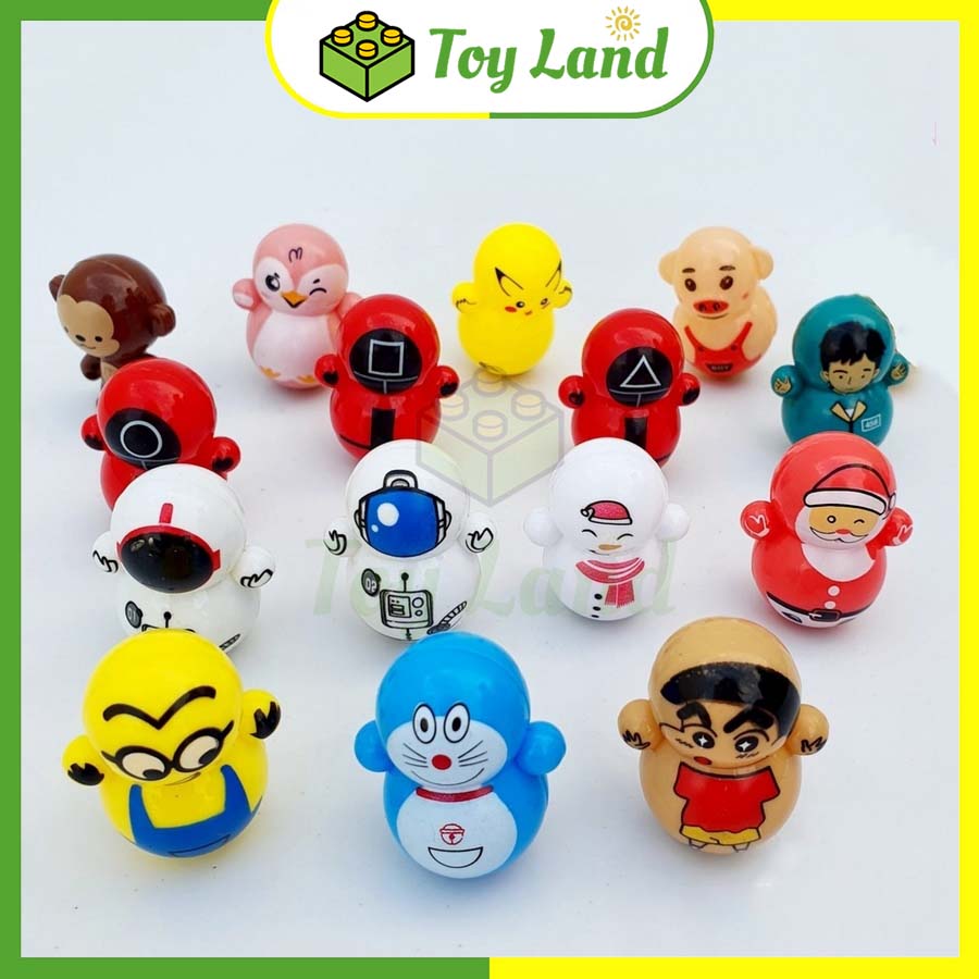 Đồ Chơi Lật Đật Mini Doraemon Phi Hành Gia Hello Kitty Cho Bé Cute Dễ Thương
