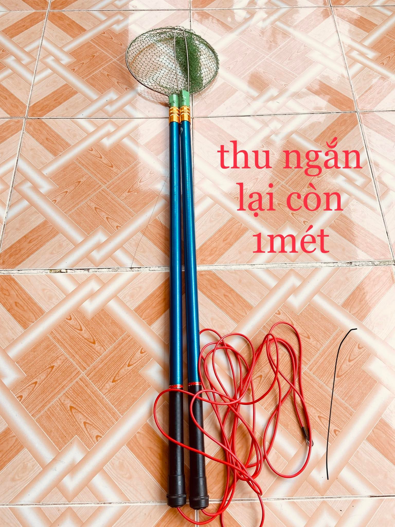 Cần vợt cá dài 2m2 cần vợt rút