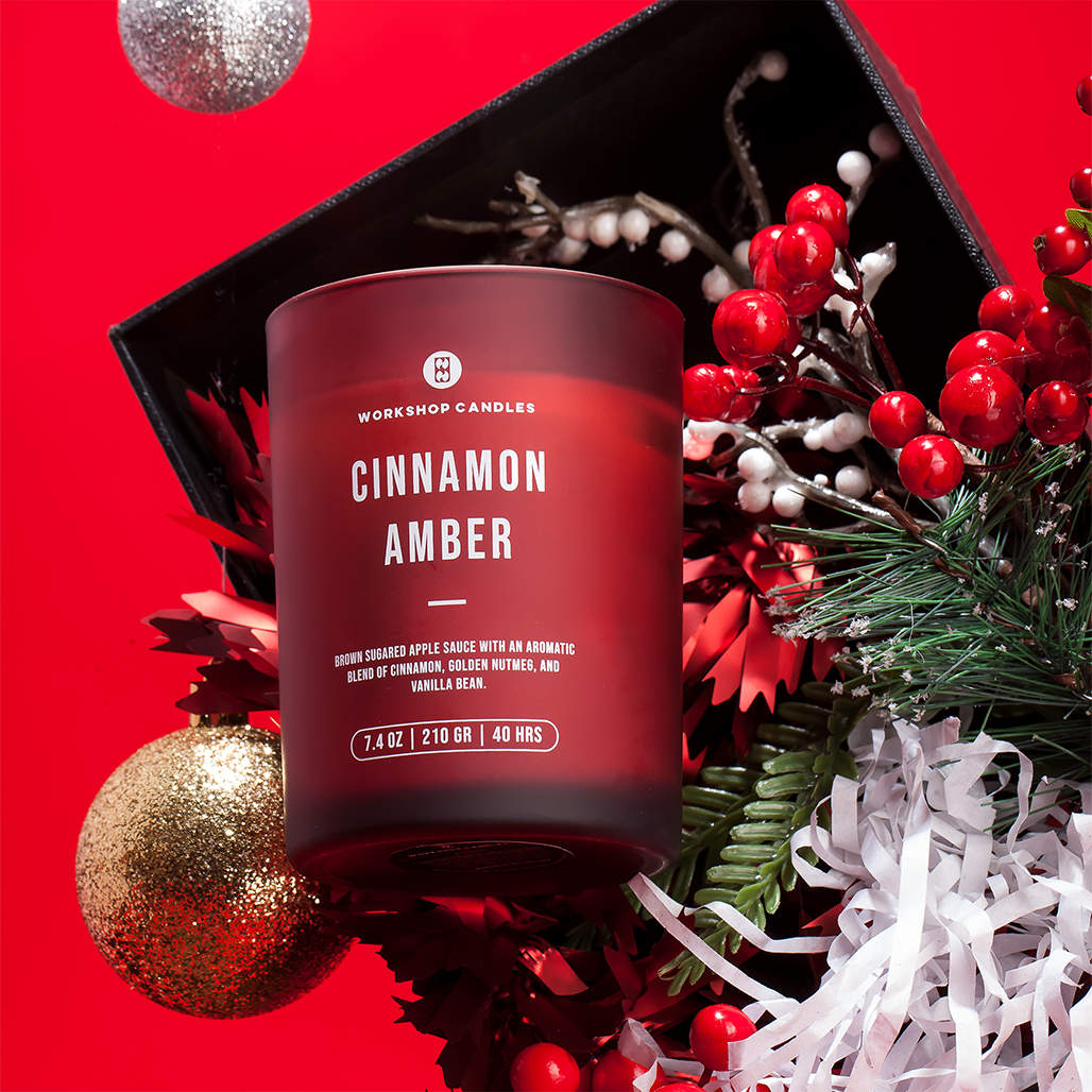 Workshop Candles - Nến thơm Cinnamon Amber 8oz