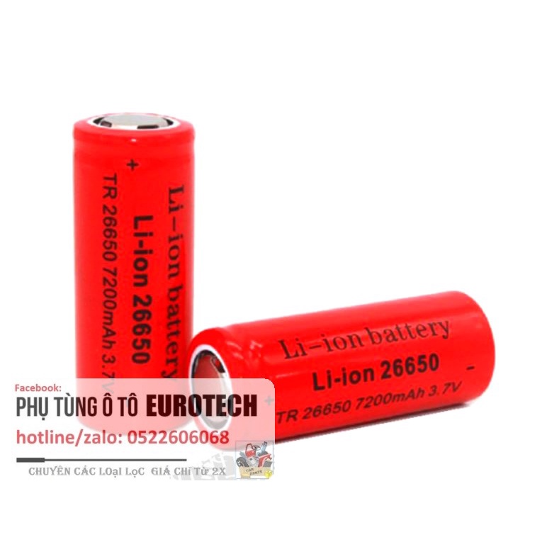 [Pin] 26650💐Dung Lượng 6800mAh 5C - Hàng Mới 100% [BẢO HÀNH 1 NĂM]