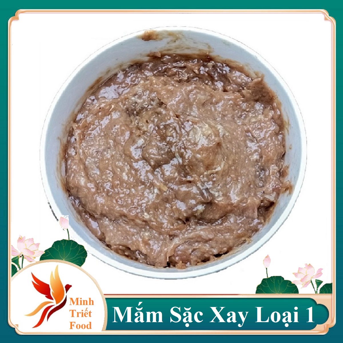 Mắm cá sặc xay loại 1 - được xay nhuyễn từ mắm cá sặc nguyên con. đặc sản minh triết