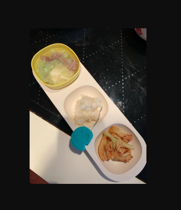 Khay ăn dặm sợi tre 3 ngăn cho bé (không bao gồm bát, thìa dĩa)